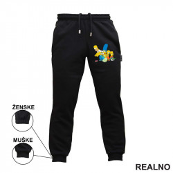 Svi zajedno - Family - The Simpsons - Simpsonovi - Trenerka - Donji deo