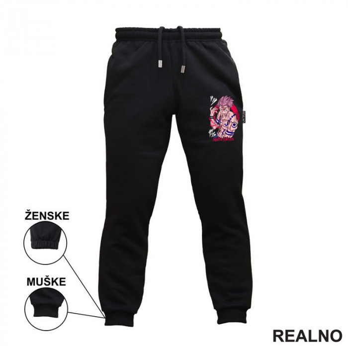 Ryomen Sukuna - Logo - Jujutsu Kaisen - Trenerka - Donji deo Ryomen Sukuna - Logo - Jujutsu Kaisen - Trenerka - Donji deo