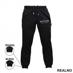 OUTLET - Crni donji deo trenerke muški model veličine 2XL - The Witcher