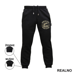 Rodjen Da Peca Osudjen Da Radi - Štuka i Udica - Pecanje - Fishing - Trenerka - Donji deo