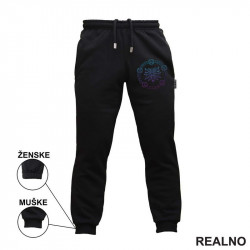 Neon Wolf Head Logo - The Witcher - Trenerka - Donji deo