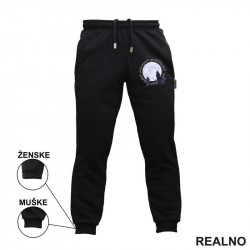 Bilbo Baggins And Gandalf Infront Of The Moon - Lord Of The Rings - LOTR - Trenerka - Donji deo Bilbo Baggins And Gandalf Infront Of The Moon - Lord Of The Rings - LOTR - Trenerka - Donji deo