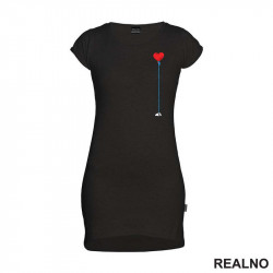 Flying Heart - Ljubav - Kratka Haljina - Tunika