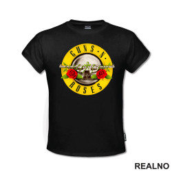 Guns N Roses Golden - Muzika - Majica