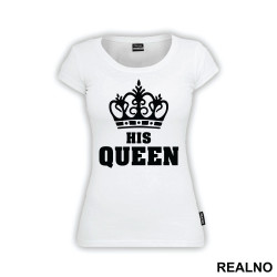 OUTLET - Bela ženska majica veličine S - Queen OUTLET - Bela ženska majica veličine S - Queen