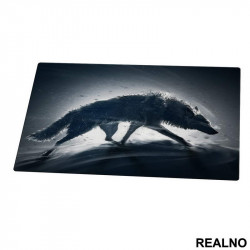 Snowy Wolf - Vuk - Životinje - Podmetač za sto