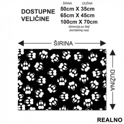 Wolf Paws - Vuk - Životinje - Podmetač za sto