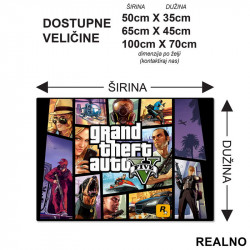 Logo And Characters - City - GTA 5 - Podmetač za sto