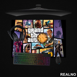 Logo And Characters - City - GTA 5 - Podmetač za sto