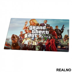 Caracters And Logo - Sky - GTA 5 - Podmetač za sto