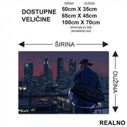 Franklin Above City - GTA 5 - Podmetač za sto