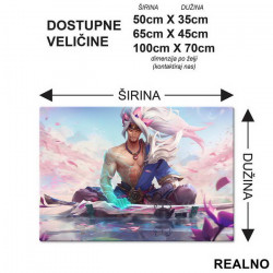 Spirit Blossom Yasuo - League of Legends - LOL - Podmetač za sto