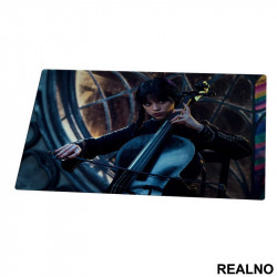 Playing A Cello In Front Of The Window - Wednesday - Sreda - Podmetač za sto