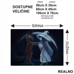 Ranni Holding Hands - Elden Ring - Podmetač za sto Ranni Holding Hands - Elden Ring - Podmetač za sto