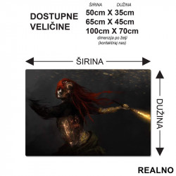 Radagon - Drawing - Elden Ring - Podmetač za sto Radagon - Drawing - Elden Ring - Podmetač za sto