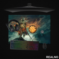 Knight Standing And Waiting - Elden Ring - Podmetač za sto