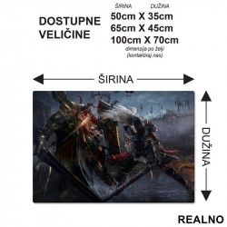 Knight - Bloody - Elden Ring - Podmetač za sto