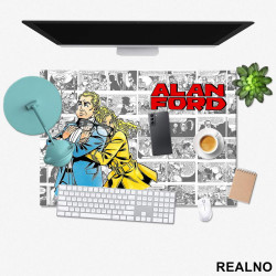 Besan Zagrljaj - Alan Ford - Podmetač za sto Besan Zagrljaj - Alan Ford - Podmetač za sto