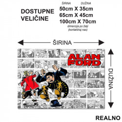 Bekstvo - Alan Ford - Podmetač za sto Bekstvo - Alan Ford - Podmetač za sto