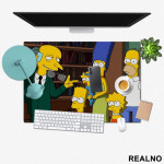 Mr. Burns And Family - The Simpsons - Simpsonovi - Podmetač za sto