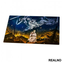 Eren In Titan Form With Smoke - Attack On Titan - AOT - Podmetač za sto