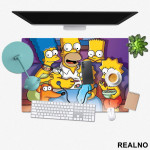 Gledaju TV Zajedno - Family - The Simpsons - Simpsonovi - Podmetač za sto