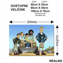 Ekipa - Wild Kratts - Braća Kret - Crtani Filmovi - Podmetač za sto