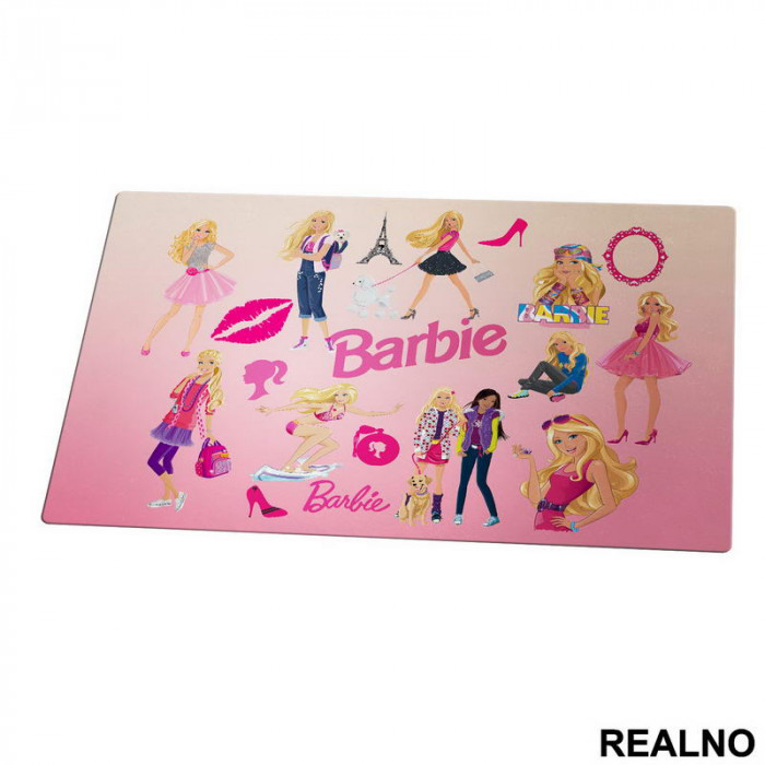 Puno Barbika Na Okupu - Barbi - Podmetač za sto