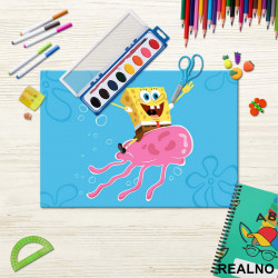 Sundjer Bob Jaše Meduzu - Crtani Filmovi - Podmetač za sto