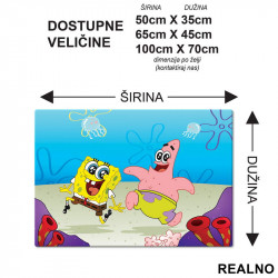 Sundjer Bob I Patrik Đuskaju - Crtani Filmovi - Podmetač za sto