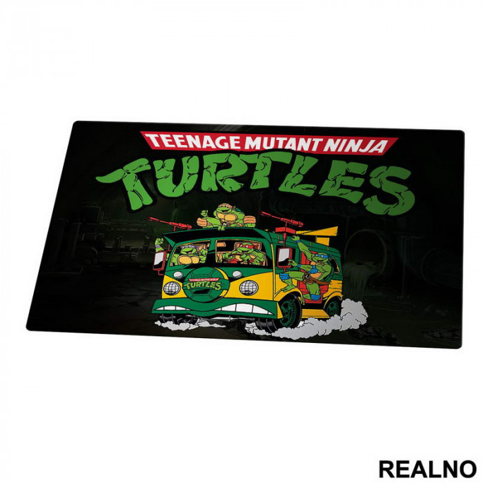 Logo And Turtle Van - Nindža Kornjače - Podmetač za sto