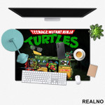 Turtle Van And Logo - Nindža Kornjače - Podmetač za sto