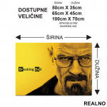 Yellow Heisenberg - Breaking Bad - Podmetač za sto