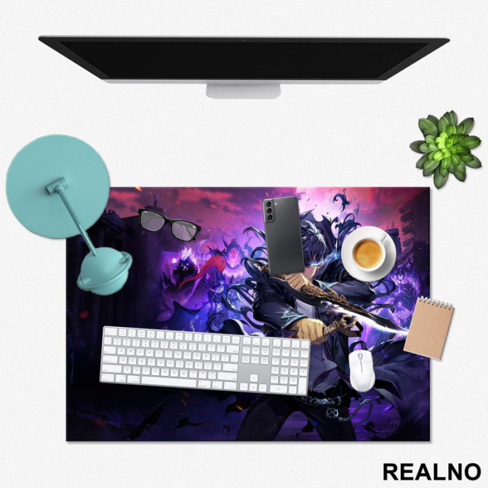 Fight - Purple - Solo Leveling - Podmetač za sto Fight - Purple - Solo Leveling - Podmetač za sto