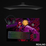 Denji - Purple - Chainsaw Man - Anime - Podmetač za sto Denji - Purple - Chainsaw Man - Anime - Podmetač za sto