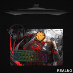 Rain Denji - Chainsaw Man - Anime - Podmetač za sto Rain Denji - Chainsaw Man - Anime - Podmetač za sto