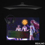 Rumi, Mira And Zoey - Costumes - Huntrix Logo - Kpop Demon Hunters - Podmetač za sto Rumi, Mira And Zoey - Costumes - Huntrix Logo - Kpop Demon Hunters - Podmetač za sto