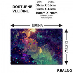 Magic Forest - Art - Podmetač za sto