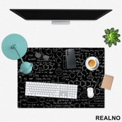 Chemical Formulas On The Board - Engineer - Podmetač za sto