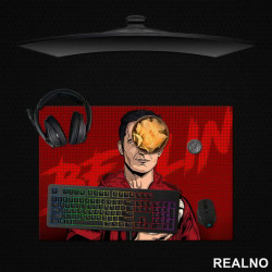 Berlin Face - La Casa de Papel - Money Heist - Podmetač za sto