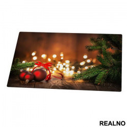 Crveni Ukrasi - Novodišnji - Podmetač za sto