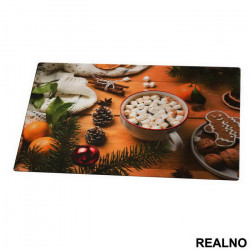 Topla čokolada - Novodišnji - Podmetač za sto