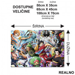 Characters - One Piece - Podmetač za sto