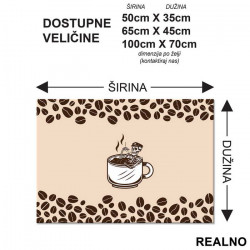 Coffee Bath - Kafa - Podmetač za sto