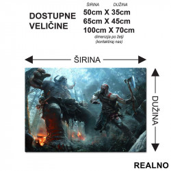 Attack - God Of War - Podmetač za sto Attack - God Of War - Podmetač za sto