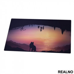 Wolf In The Forest At The Sunset - Vuk - Životinje - Podmetač za sto